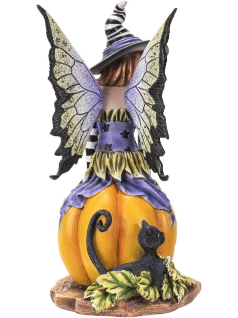 Fairy Witch Pumpkin Figurine for Indoor/Outdoor Decor, Halloween & Fairy - Picture 5 of 7